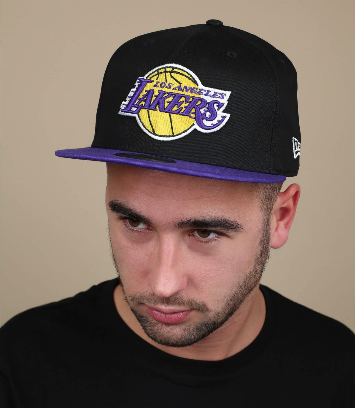 zwartpaarse Lakers snapback NBA Lakers 9Fifty